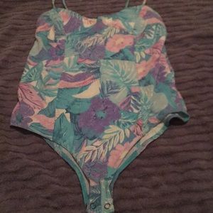 Floral Body suit.